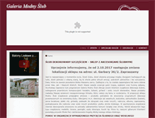 Tablet Screenshot of modnyslub.pl